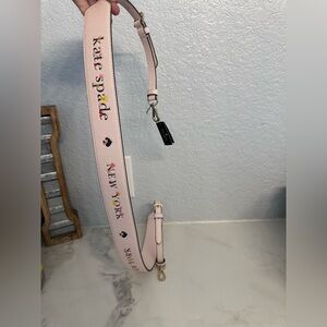 NWT Kate spade floral leather strap in light rosebud multi